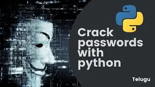 Password Cracker in python | python for beginners in Telugu | Unq coder