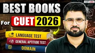 CUET 2026 Best Books📚 to Prepare ? Detailed information | Best Preparation Strategy🔥