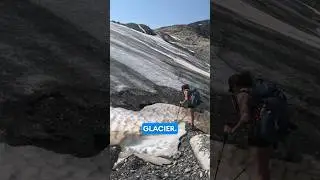 Glacier Safety 101 🏔️🧊 #hiking #mountains #adventure #safety #backcountry
