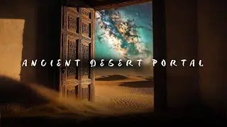 Ancient Desert Portal Ambience | 2 Hours Deep Sleep Sounds | Cosmic Desert Winds for Insomnia Relief