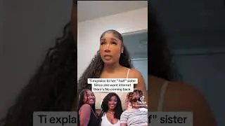 Ti Taylor speaks out about her secret sister #titaylor #drama