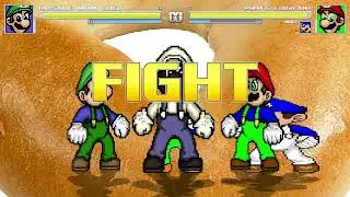 MUGEN Invisible Mama Luigi vs Todo Mundo no Survival Parte 6