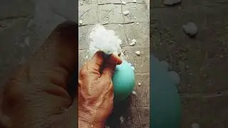 Foam coming out of the balloon