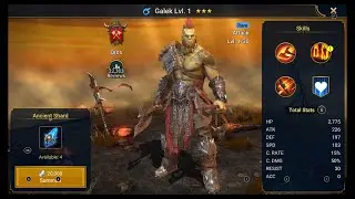 [*/\*] RAID: Shadow Legends - Unlocking Galek (RARE MAGIC Champion)