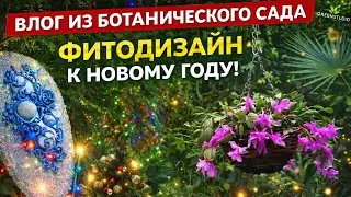 Новогоднее оформление оранжерей: фитодизайн от GREENSTUDIO || Как украсить Ботанический сад Петра ? 