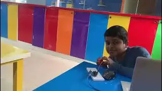 Robo Dynamics Student Explaining Arduino Project