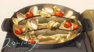 Koharu's Kichen🍴 How to make aqua pazza  | SLOW LOOP【スローループ料理シーン】