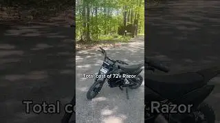 MODDED RAZOR BUILD COST BREAKDOWN #72v #razor #ebikes #shorts #trending