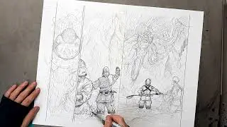 『空挺ドラゴンズ』 コミックス＃18 - 146-147P 作画 | Making of 