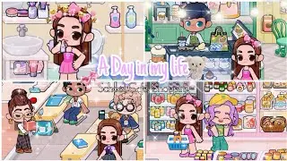 🎀A Day in my life: 🏫School, Café, Shopping#avatarworld#gameworld #kawaiiworld2023#tocaboca#indonesia