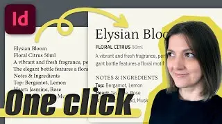 Format Text 10x Faster in Adobe InDesign Using Paragraph Styles
