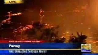 San Diego Fire Storm 2007- Poway