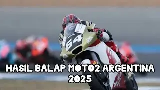 Hasil balapan Moto2 Argentina 2025