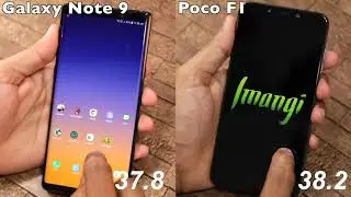 Poco F1 vs Galaxy Note 9 Speed Test, Multitasking, and NAND Storage Comparison