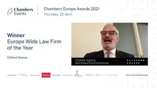Chambers Events | Europe Awards 2021 | Clifford Chance | Winner of Europe Wide Law Firm of the Year
