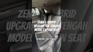 INNOVA ZENIX G HYBRID UPGRADE JOK TENGAH CAPTAIN SEAT #klikautomaniazenix #innovazenixindonesia