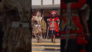 Chinese man wears traditional Zulu outfit for his wife. #internationalcouple #blasia #Zulu