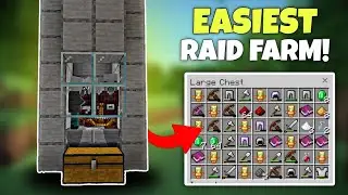 THIS RAID FARM GIVES UNLIMITED TOTEMS & EMERALDS (BEDROCK 1.21!)