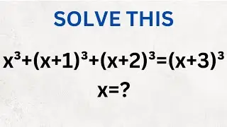 Can You Solve This Sum of Three Consecutive Cubes Equation?