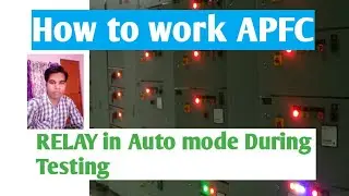 #APFCRELAY #CAPACITOR-Panel #RG3-12C #BCHELECTRIC How to work APFC Relay in Auto Mode During Testing