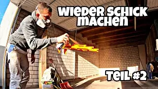 Starflite Tramp Mofa Restaurieren... Sandstrahlen... Abschleifen... und dann Lackieren... Teil #2