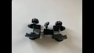 Hooshion Metal Tripod Outdoor Camera & Umbrella Holder Clip Bracket Clamp No Rain Snow Drops