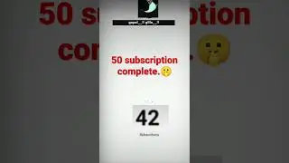 50 subscribe complete 🤫 #subscriber #50#complete ❤️&zwj;🩹❤️&zwj;🩹🙏🙏🤫