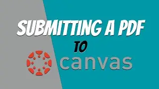 Отсканируйте и отправьте PDF-файл в задание Canvas