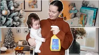 CLEAN WITH ME | Full House Cleaning Motivation with a Three Month old 🙈