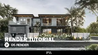 LEARN WITH ME: D5 RENDER TUTORIAL - Exterior scene 05