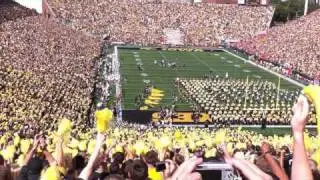 Iowa Hawkeyes take the field in Kinnick Stadium vs ISU - 9/11/10