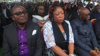 GOUVERNEUR A.I. HAUT KATANGA OBSÈQUES CECILE KAZEMBE, EPOUSE DU GOUVERNEUR MARTIN KAZEMBE SAMEDI 10 