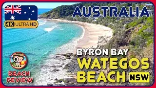 Wategos Beach Byron Bay 🇦🇺 🦘(Awesome hidden beach!) 4k Walking Tour / Beach Walk & Review