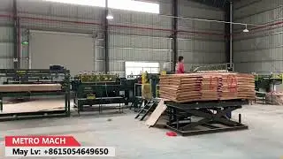 Woodworking Plywood Veneer L Type Teeth Composer Jointer Machine