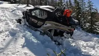 Stranded on a Snowy Mountain in Our Side-by-Side on Tracks!!