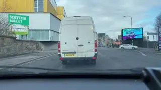 Driving in Glasgow - Victoria Road and Eglinton Street - February 2021