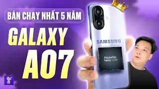 Đ&aacute;nh gi&aacute; Galaxy A07 gi&aacute; 3 triệu: 5 năm vẫn l&agrave; d&ograve;ng m&aacute;y b&aacute;n chạy nhất của Samsung