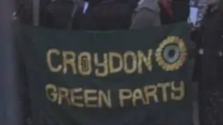 The Green Party at Croydon Town Hall: 'No cuts to Croydon'