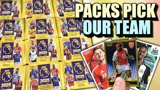 PREMIER LEAGUE 2025 Draft Builder Opening | Panini Premier League Sticker Packs Pick Our Team