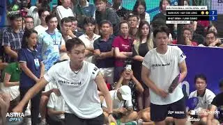 🏆CHUNG KẾT ĐÔI OPEN - Trịnh Linh Giang/ Nhật Minh 🆚 Xuân Đức/ Huy cầu lông - Giải ASTRA Open