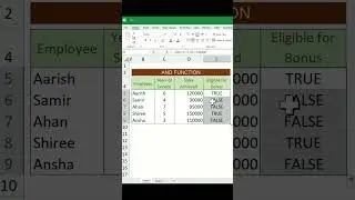 Excel Tricks | AND Function In Excel | How to Use AND Formula In Excel | #excelshorts #exceltips