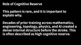 Self-Observation of Cognitive Expansion with Concurrent Memory Loss During Six... (No.1496)