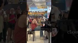 I met a SAXOPHONIST at the AIRPORT 🎷🎹