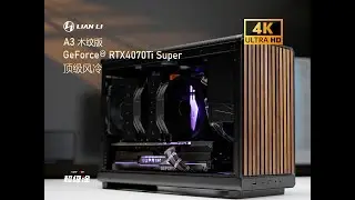 Lian Li A3 Wood Grain Build | Ultimate Cooling & Performance Setup with MSI RTX 4070 Ti!