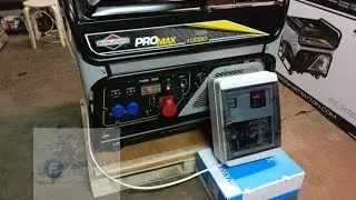Видео обзор бензогенератора Briggs Stratton ProMax 10000EA с АВР