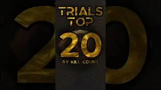 Trials Top 20 Weapons (by weapon kill count). Based on a data sample of 45,144 matches. #destiny2