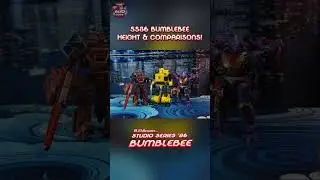 Height & Comparisons! | Transformers Studio Series &lsquo;86 BUMBLEBEE