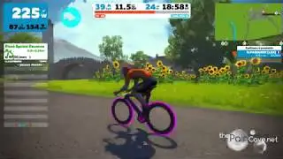 Zwift - First Ride on France Map - R.G.V. Route - Part 2