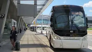 A bus service from EWR Newark airport to Clinton NJ, ABE Lehigh Valley international at Allentown PA
