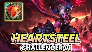 WILD RIFT VI JUNGLE SEASON 16 | 16 KILLS NEW HEARTSTEEL OP BROKEN BUILD & RUNES | TOP 1 VI GAMEPLAY